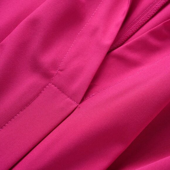 Pink Preppy Women's Batwing Sleeve Dress With Hidden Pockets - Picture 5 of 5